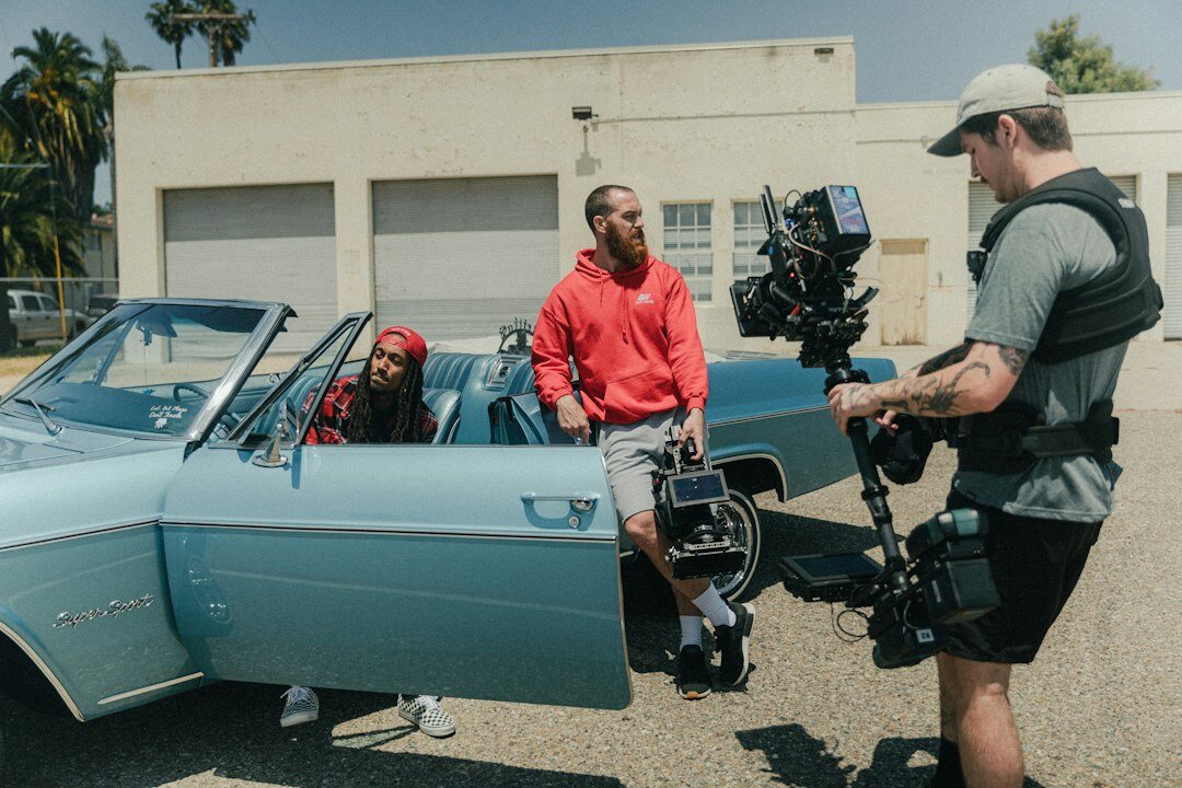 film set behind the scenes